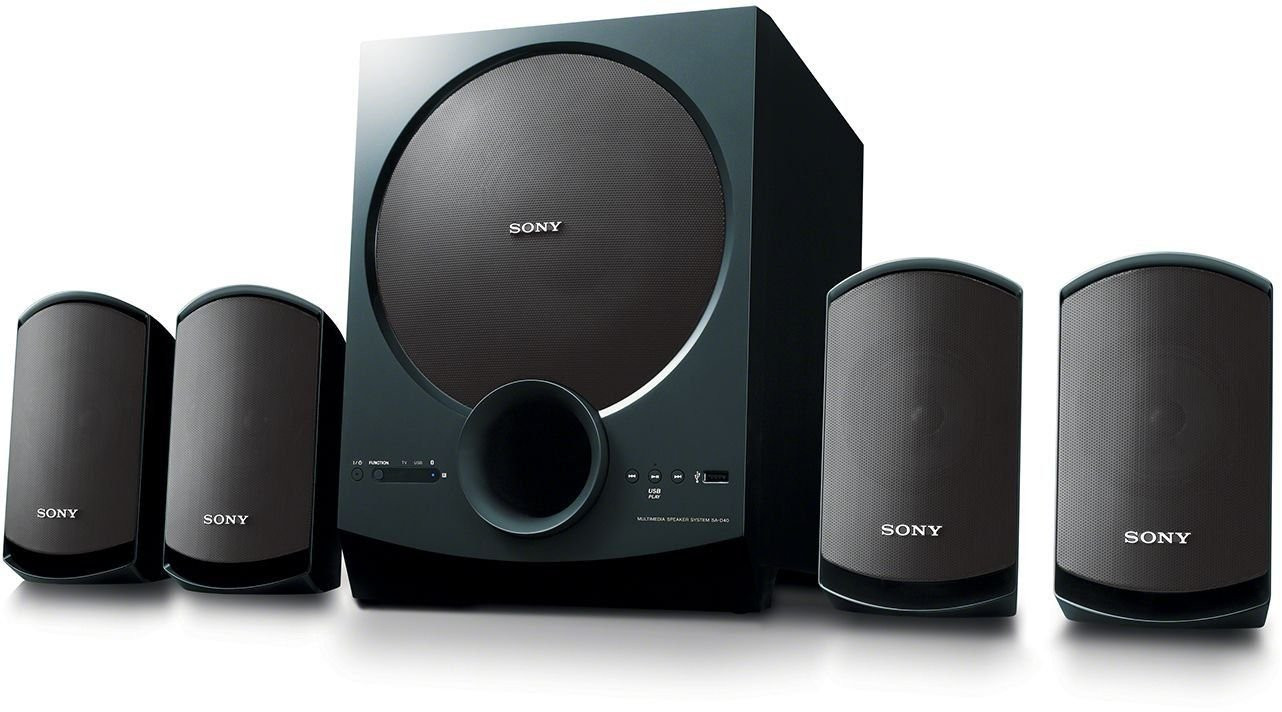 SONY SA-D40 80 W Bluetooth Home Theatre  (Black, 4.1 Channel)